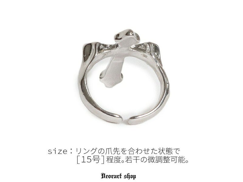 Deorart,ディオラート,リング,指輪,十字架モチーフ,クロスモチーフ,かっこいい,V系ファッション,パンクファッション,通販,20代,30代,40代