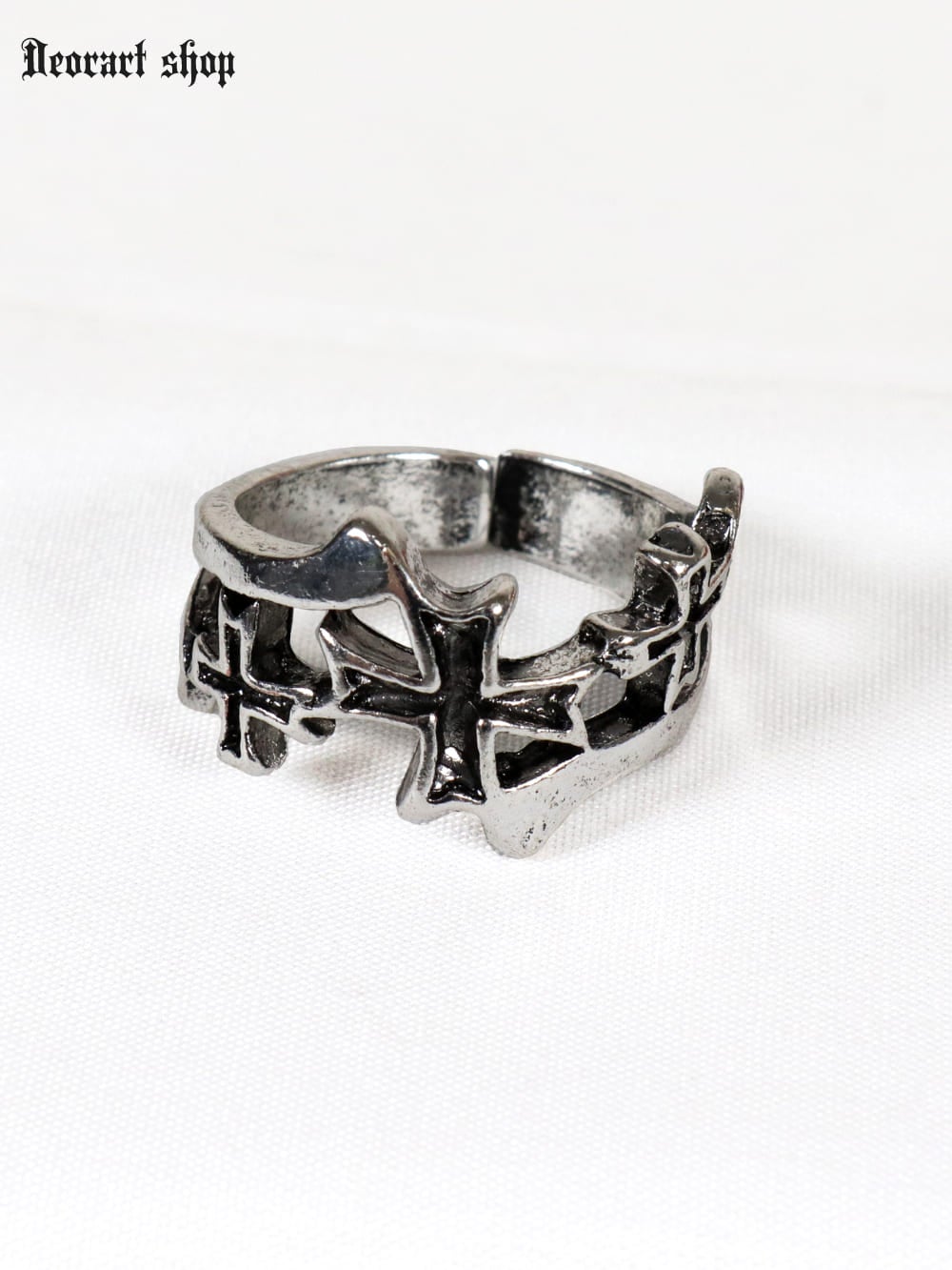 Deorart,ディオラート,かっこいい,メンズアクセ,十字架モチーフ,クロスモチーフ,クロスデザイン,シルバーリング,通販,地雷系ファッション