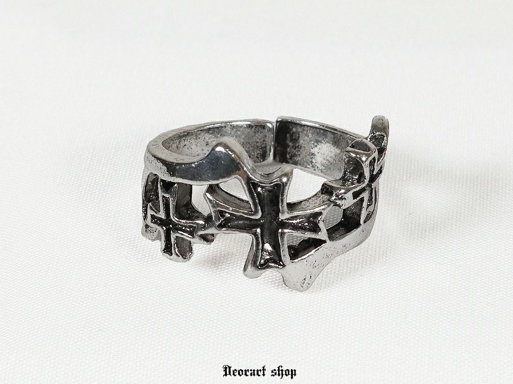 BY1160 クロス モチーフ・リング 指輪 十字架【B】 | Deorart shop