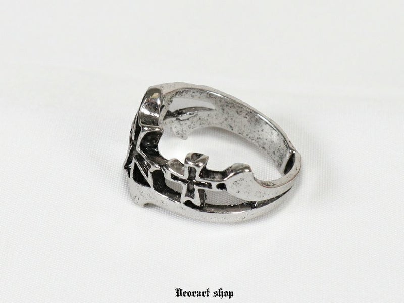 Deorart,ディオラート,かっこいい,メンズアクセ,十字架モチーフ,クロスモチーフ,クロスデザイン,シルバーリング,通販,地雷系ファッション