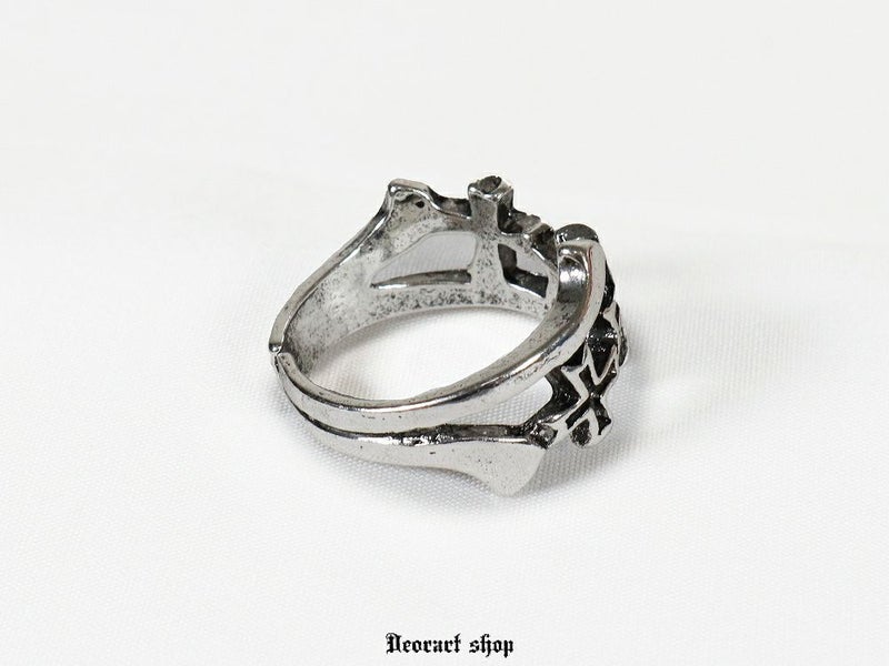 Deorart,ディオラート,かっこいい,メンズアクセ,十字架モチーフ,クロスモチーフ,クロスデザイン,シルバーリング,通販,地雷系ファッション