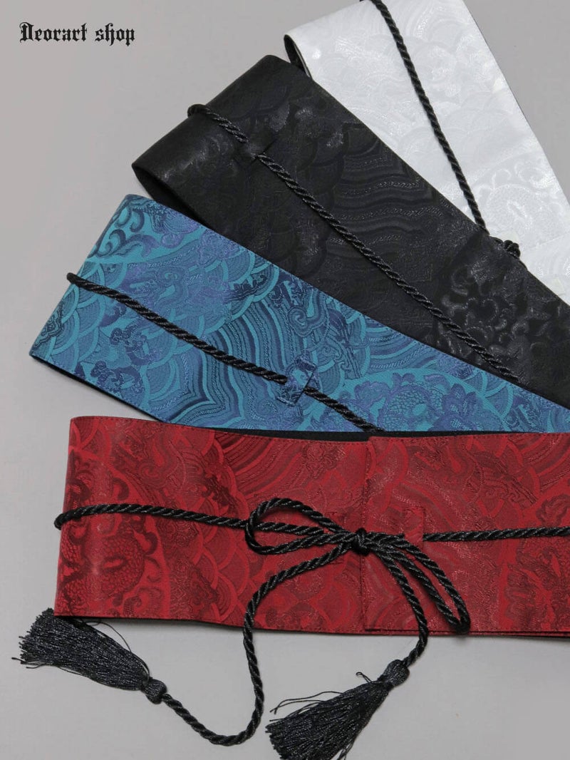 Deorart,ディオラート,V系,地雷系,中華柄,ベルト,着物,帯,太ベルト,漢服, 和装,V系,ヴィジュアル系,コーデ,ホスト,コンカフェ,シャツ,ライブ,ファッション,ダンス衣装,メンズ,レディス,男装