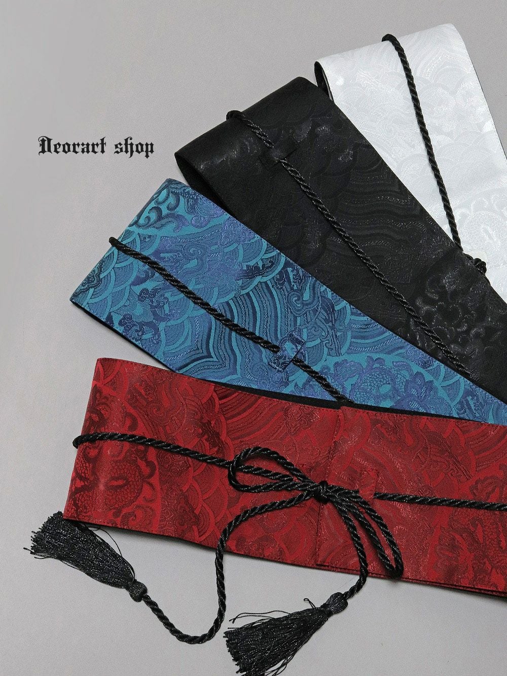 DRT2841 リバーシブル 2WAY・帯ベルト [中華柄] | Deorart shop