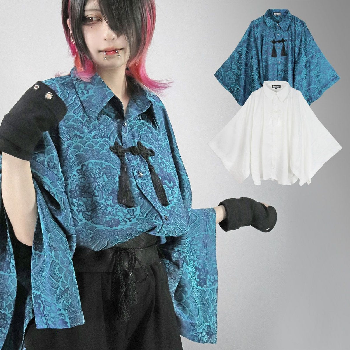 Deorart,ディオラート,V系,地雷系,中華柄,チャイニーズマフィア,中華マフィア,シャツ,コーデ,ホスト,コンカフェ,シャツ,ライブ,ファッション,ダンス衣装,メンズ,レディス,男装