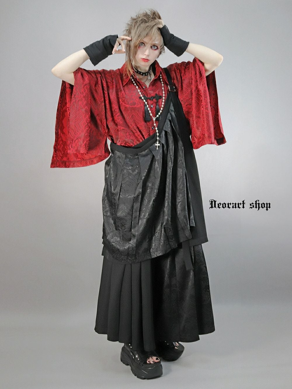 Deorart,ディオラート,和装,袈裟,袴,着物風,ファッション,和ゴス,浴衣,ヴィジュアル系,V系,闇落ち, 破戒僧,陰陽師,呪術師,通販,普段使い,メンズ,レディス,Vkei,goth,kimono,japan,anime,,fashion