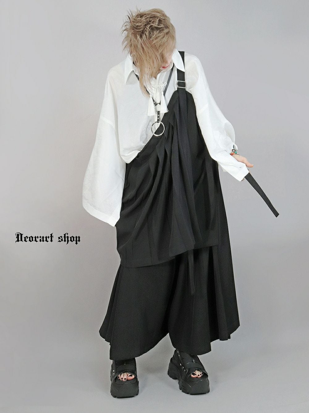 DRT2837 【Deorart 百奇夜行】 袈裟風 レイヤードベスト | Deorart shop