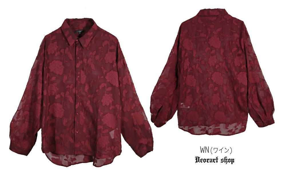 Deorart,ディオラート,透け,シアーシャツ,レース,ブラウス,かっこいい,奇麗,大人シャツ,大人ブラウス,ゴシックファッション,パンクファッション,地雷系男子,地雷系女子,通販,V系,ヴィジュアル系,ユニセックス