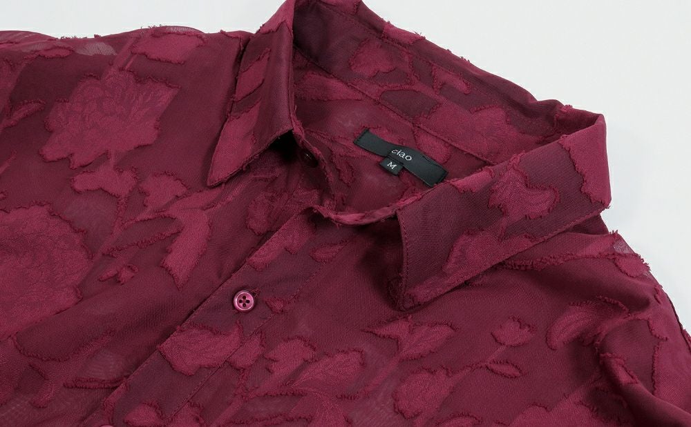 Deorart,ディオラート,透け,シアーシャツ,レース,ブラウス,かっこいい,奇麗,大人シャツ,大人ブラウス,ゴシックファッション,パンクファッション,地雷系男子,地雷系女子,通販,V系,ヴィジュアル系,ユニセックス