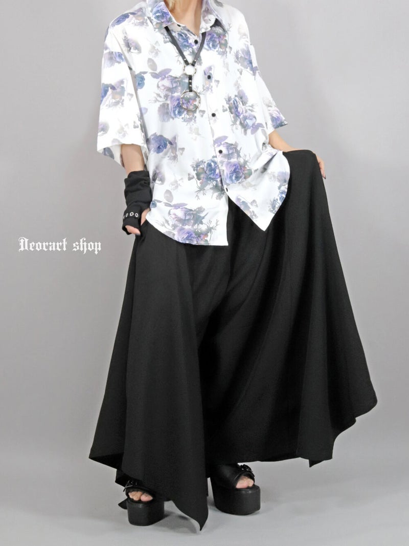 Deorart,ディオラート,総柄シャツ,V系シャツ,パーティ,ドレスアップ,ローズ柄,オーバーサイズ,薔薇,花柄,メンズ,レディス,おしゃれ,カッコイイ,地雷系,ホスト,ライブ衣装,通販