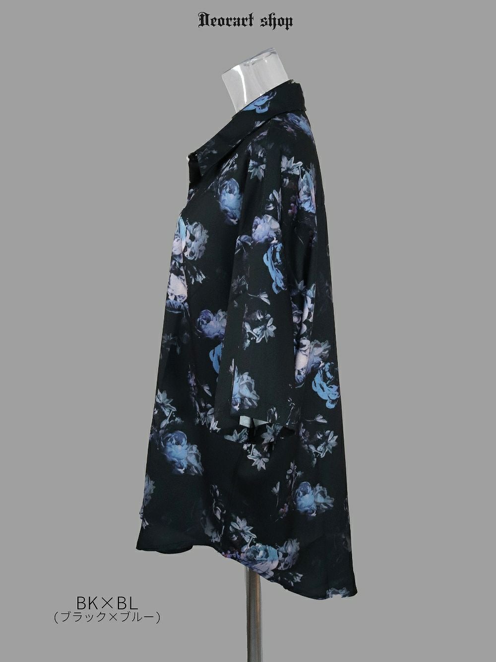 Deorart,ディオラート,総柄シャツ,V系シャツ,パーティ,ドレスアップ,ローズ柄,オーバーサイズ,薔薇,花柄,メンズ,レディス,おしゃれ,カッコイイ,地雷系,ホスト,ライブ衣装,通販