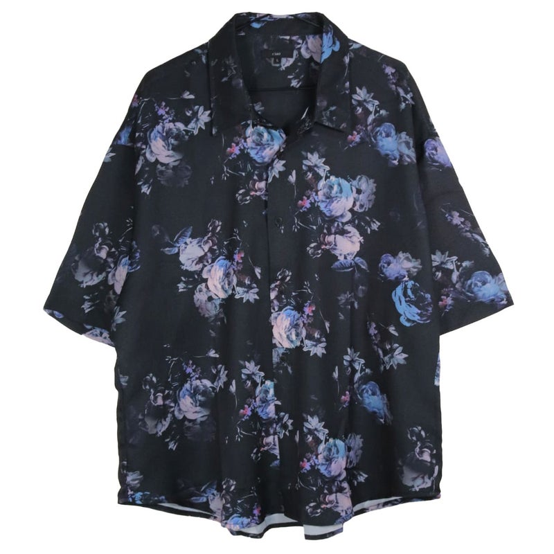 Deorart,ディオラート,総柄シャツ,V系シャツ,パーティ,ドレスアップ,ローズ柄,オーバーサイズ,薔薇,花柄,メンズ,レディス,おしゃれ,カッコイイ,地雷系,ホスト,ライブ衣装,通販