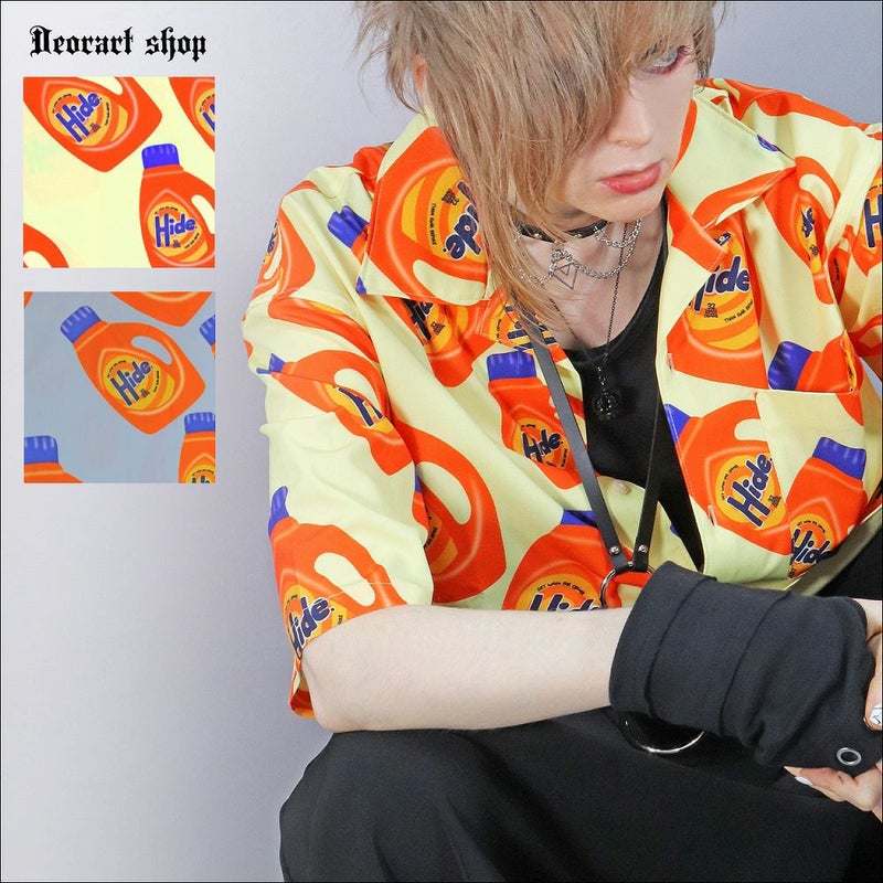 Deorart,ディオラート,シャツ,ブラウス,五分袖シャツ,ユニークシャツ,洗剤柄,夏,メンズシャツ,ユニセックスシャツ,アメリカン柄,アメコミ,海外風,アロハシャツ