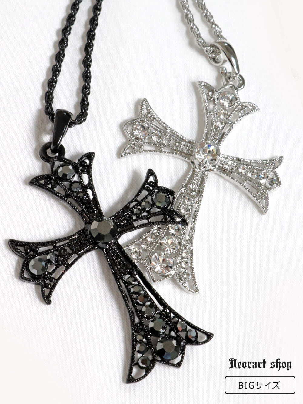 Off-White 黒いクロスモチーフネックレス OFF-WHITE オフホワイト OFF CROSS NECKLACE オフクロスネックレス