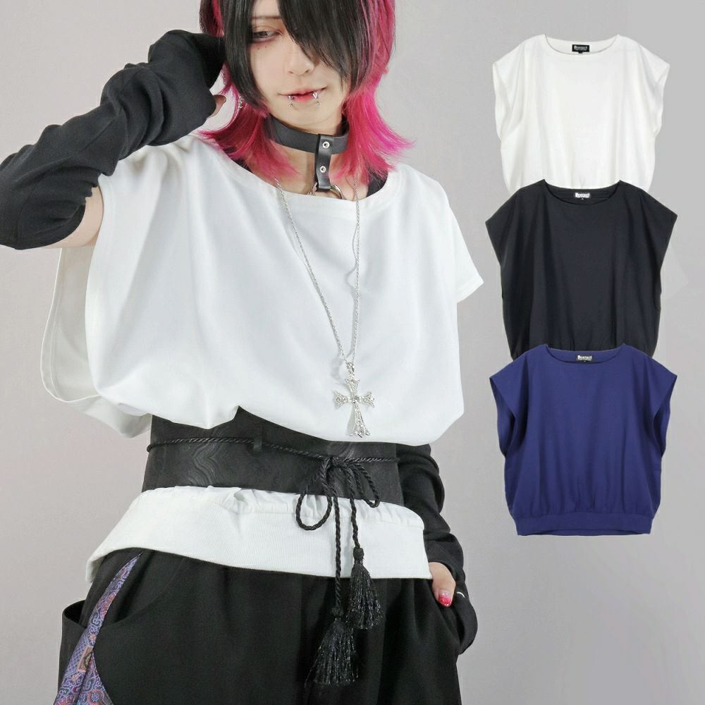 Deorart,ディオラート,モード,ゴシック,Tシャツ,ドレープ,普段使い,スペード,薔薇,裾絞り,地雷系,V系,ヴィジュアル系,大人,ファッション,衣装,メンズ,レディス,通販