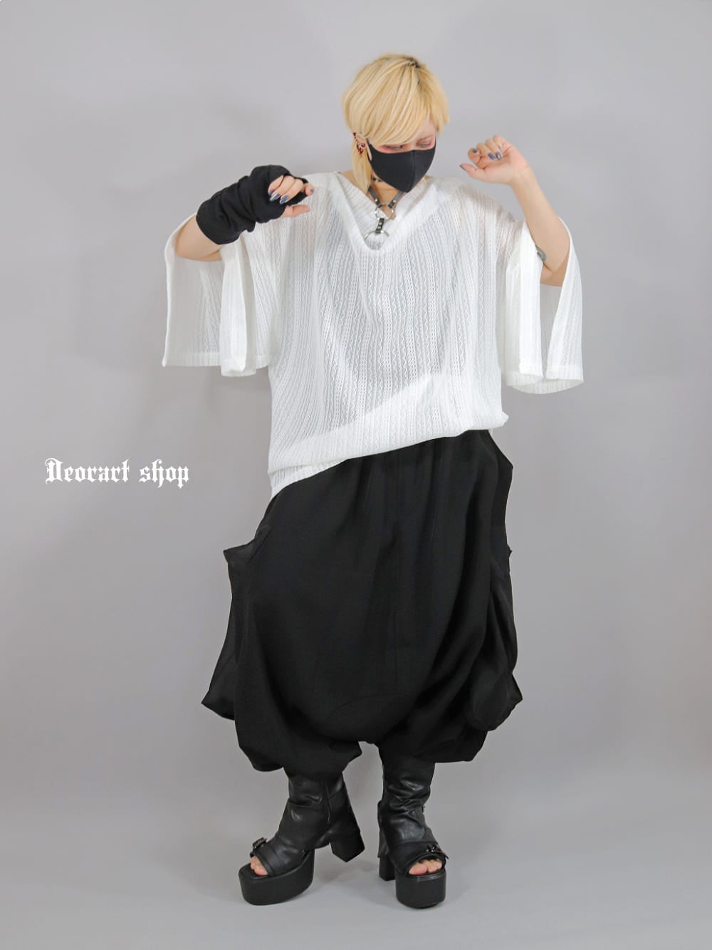 Deorart,ディオラート,モード,ゴシック,和ゴス,着物袖,振袖,シアー,レース着物,和装,普段使い,カーディガン,羽織り,新中式,地雷系,ゴスロリ,ファッション,衣装,メンズ,レディス,衣装,通販