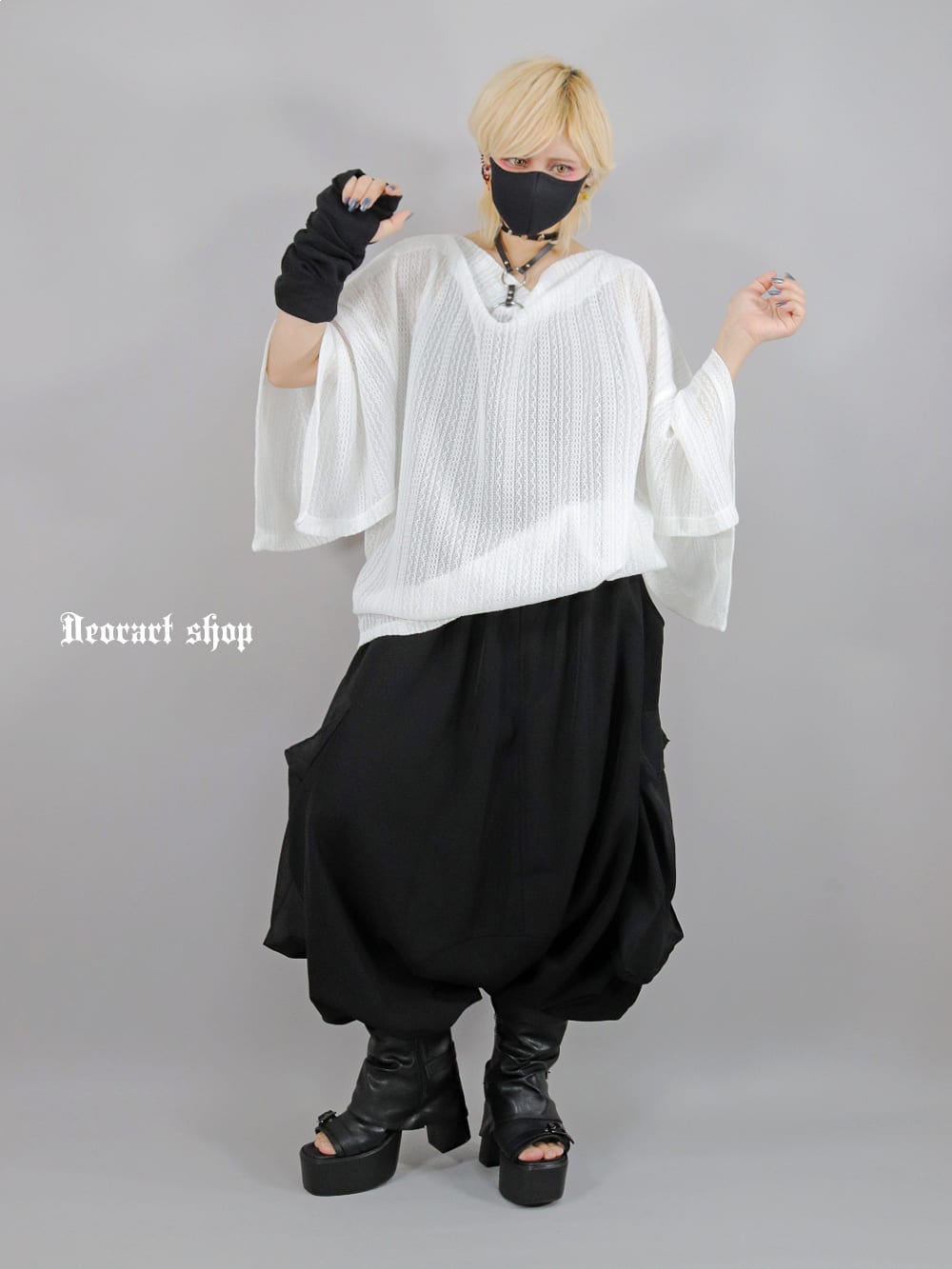 Deorart,ディオラート,モード,ゴシック,和ゴス,着物袖,振袖,シアー,レース着物,和装,普段使い,カーディガン,羽織り,新中式,地雷系,ゴスロリ,ファッション,衣装,メンズ,レディス,衣装,通販