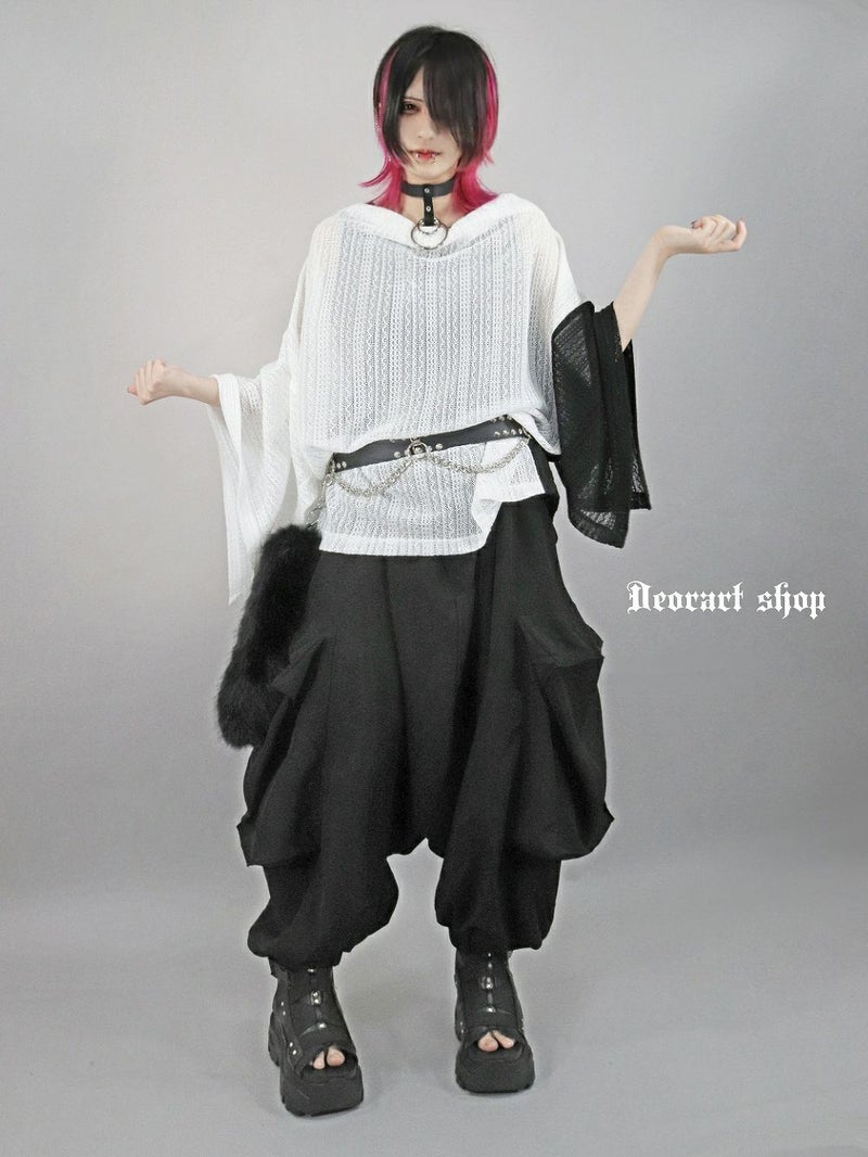 Deorart,ディオラート,モード,ゴシック,和ゴス,着物袖,振袖,シアー,レース着物,和装,普段使い,カーディガン,羽織り,新中式,地雷系,ゴスロリ,ファッション,衣装,メンズ,レディス,衣装,通販