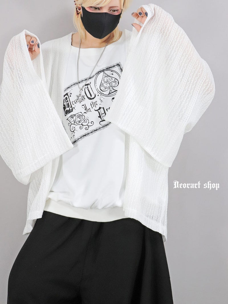 Deorart,ディオラート,モード,ゴシック,和ゴス,着物袖,振袖,シアー,レース着物,和装,普段使い,カーディガン,羽織り,新中式,地雷系,ゴスロリ,ファッション,衣装,メンズ,レディス,衣装,通販