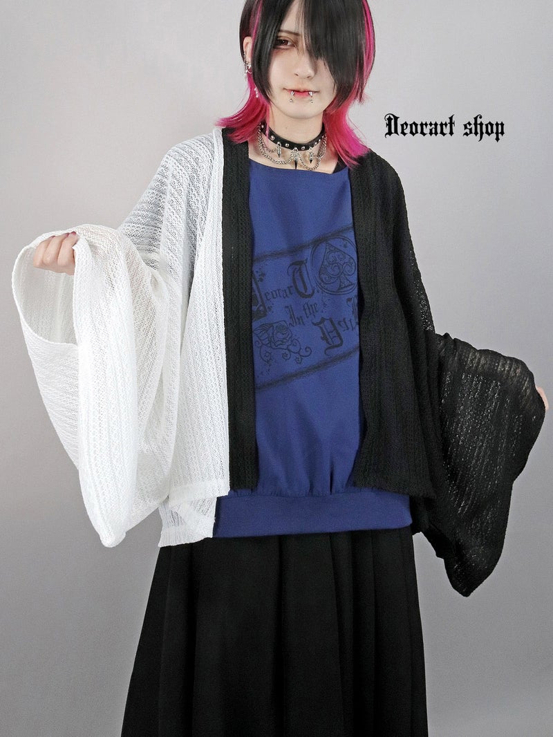 Deorart,ディオラート,モード,ゴシック,和ゴス,着物袖,振袖,シアー,レース着物,和装,普段使い,カーディガン,羽織り,新中式,地雷系,ゴスロリ,ファッション,衣装,メンズ,レディス,衣装,通販