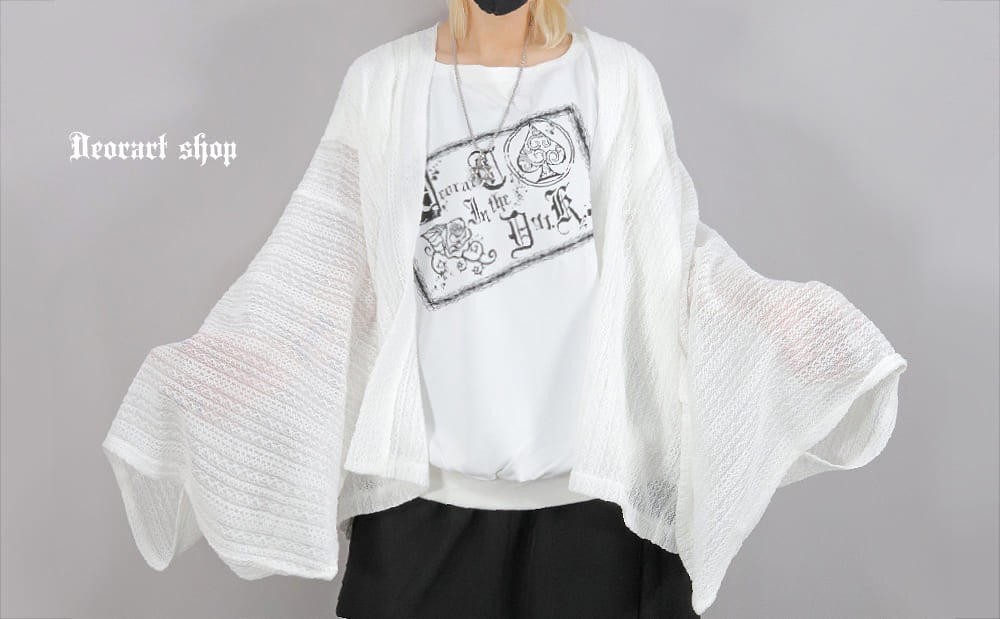 Deorart,ディオラート,モード,ゴシック,和ゴス,着物袖,振袖,シアー,レース着物,和装,普段使い,カーディガン,羽織り,新中式,地雷系,ゴスロリ,ファッション,衣装,メンズ,レディス,衣装,通販