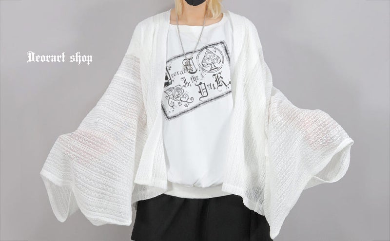 Deorart,ディオラート,モード,ゴシック,和ゴス,着物袖,振袖,シアー,レース着物,和装,普段使い,カーディガン,羽織り,新中式,地雷系,ゴスロリ,ファッション,衣装,メンズ,レディス,衣装,通販