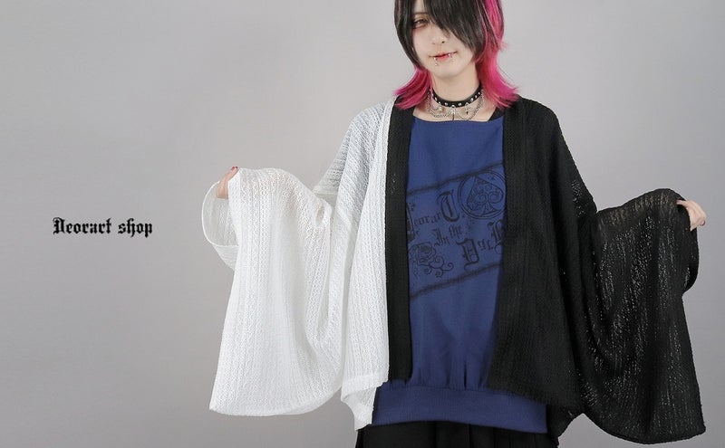 Deorart,ディオラート,モード,ゴシック,和ゴス,着物袖,振袖,シアー,レース着物,和装,普段使い,カーディガン,羽織り,新中式,地雷系,ゴスロリ,ファッション,衣装,メンズ,レディス,衣装,通販
