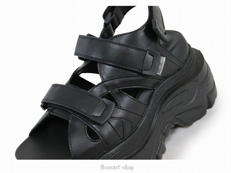 Deorart,ディオラート,厚底,厚底サンダル,スニーカーサンダル,韓国ファッション,バリバリ,マジックテープ,靴,シューズ,メンズ,レディース,かっこいい,かわいい,地雷系男子,地雷系女子,原宿系ファッション,V系ファッション