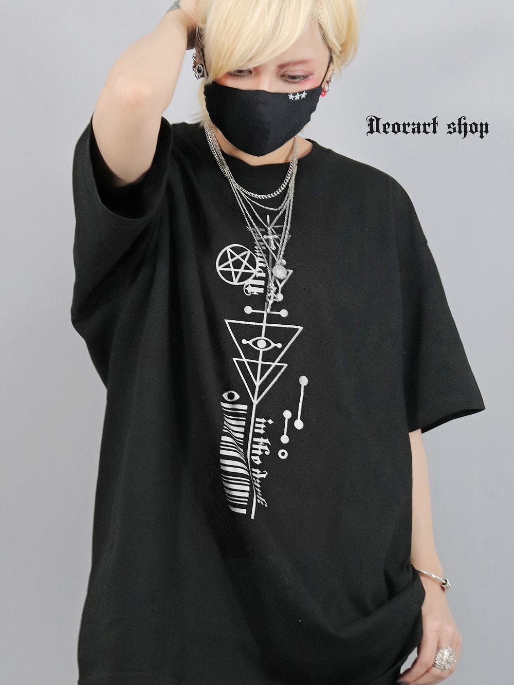 衣装オーダーご予約　D様 DRTP005 オーバーサイズ・プリントTシャツ [gothic eye][Deorart