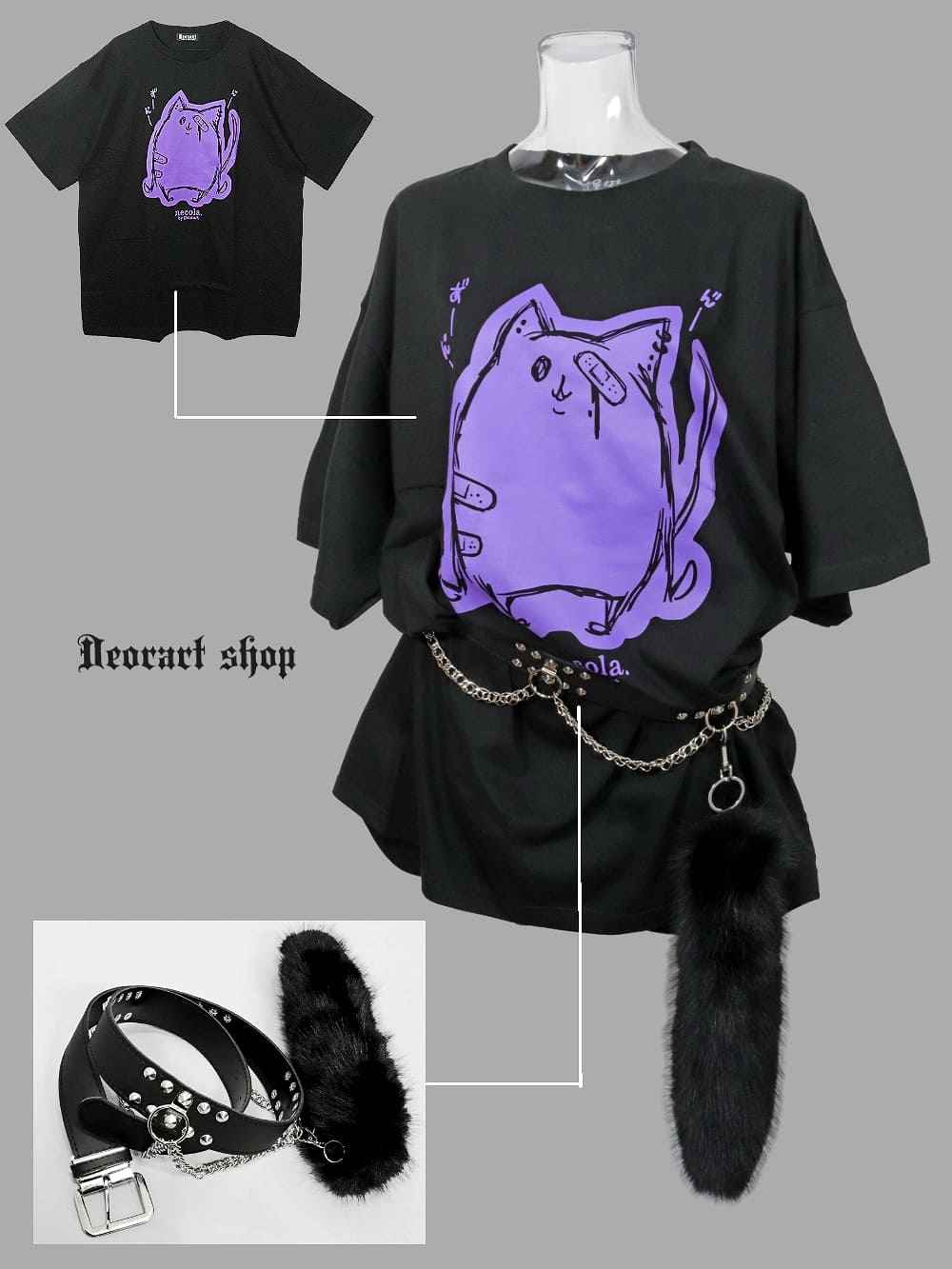 Deorart,ディオラート,ネコラ、NECOLA,通販,和,プリントT,ビッグT,大きいサイズ,V系,地雷系,病みかわいい,病みT,オカルト,ゴスパンクゴスパンク,バンギャ,メンズ,ユニセックス,レディス,ブランド,大人,emo,punk,rock,harajyuku,ファッション,服