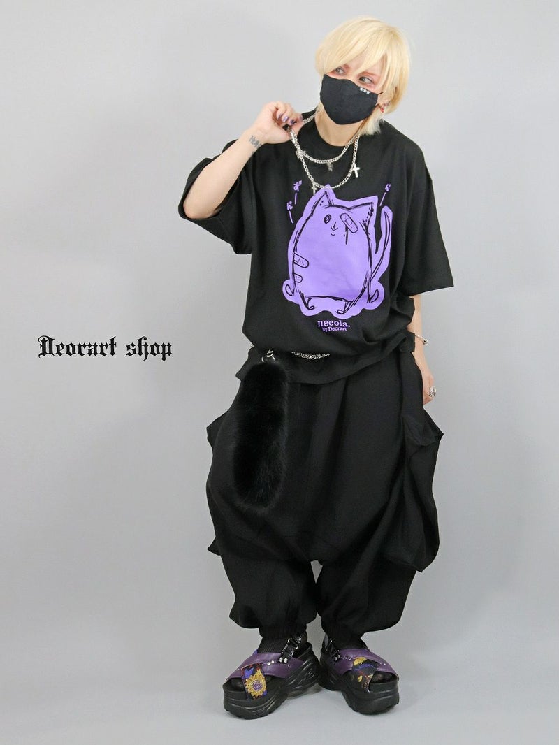 Deorart,ディオラート,ネコラ、NECOLA,通販,和,プリントT,ビッグT,大きいサイズ,V系,地雷系,病みかわいい,病みT,オカルト,ゴスパンクゴスパンク,バンギャ,メンズ,ユニセックス,レディス,ブランド,大人,emo,punk,rock,harajyuku,ファッション,服