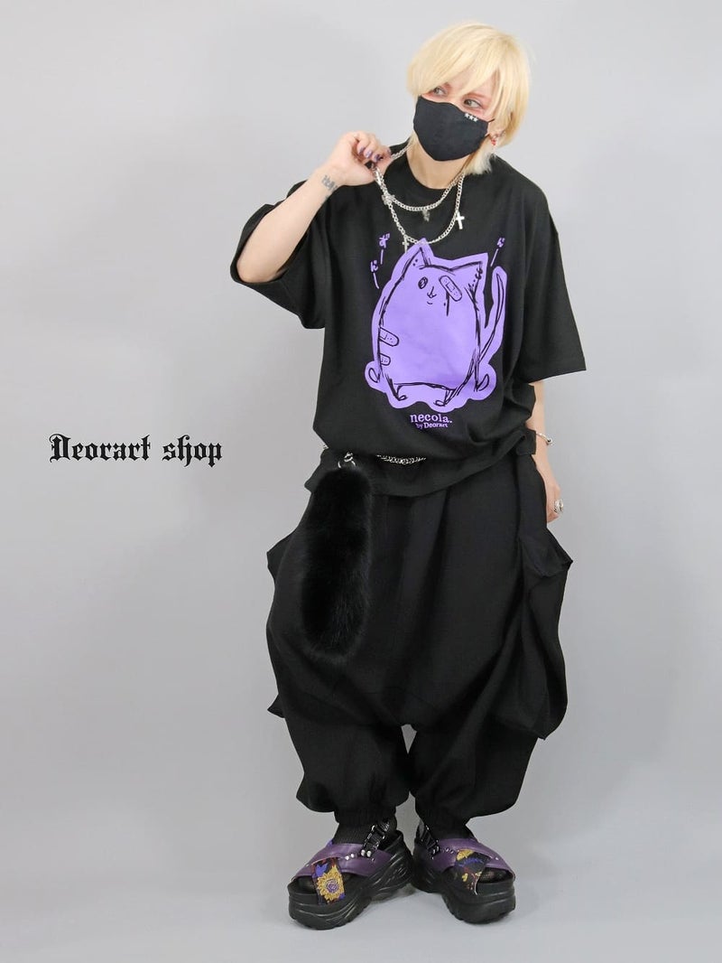 Deorart,ディオラート,ネコラ、NECOLA,通販,和,プリントT,ビッグT,大きいサイズ,V系,地雷系,病みかわいい,病みT,オカルト,ゴスパンクゴスパンク,バンギャ,メンズ,ユニセックス,レディス,ブランド,大人,emo,punk,rock,harajyuku,ファッション,服