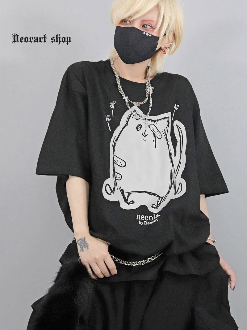 Deorart,ディオラート,ネコラ、NECOLA,通販,和,プリントT,ビッグT,大きいサイズ,V系,地雷系,病みかわいい,病みT,オカルト,ゴスパンクゴスパンク,バンギャ,メンズ,ユニセックス,レディス,ブランド,大人,emo,punk,rock,harajyuku,ファッション,服