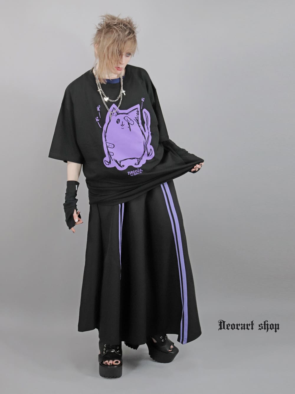 Deorart,ディオラート,ネコラ、NECOLA,通販,和,プリントT,ビッグT,大きいサイズ,V系,地雷系,病みかわいい,病みT,オカルト,ゴスパンクゴスパンク,バンギャ,メンズ,ユニセックス,レディス,ブランド,大人,emo,punk,rock,harajyuku,ファッション,服