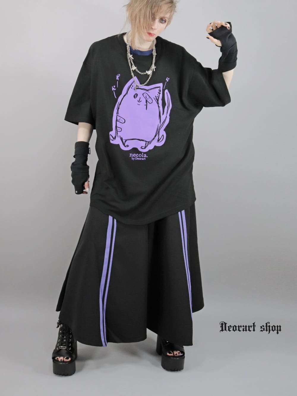 Deorart,ディオラート,ネコラ、NECOLA,通販,和,プリントT,ビッグT,大きいサイズ,V系,地雷系,病みかわいい,病みT,オカルト,ゴスパンクゴスパンク,バンギャ,メンズ,ユニセックス,レディス,ブランド,大人,emo,punk,rock,harajyuku,ファッション,服