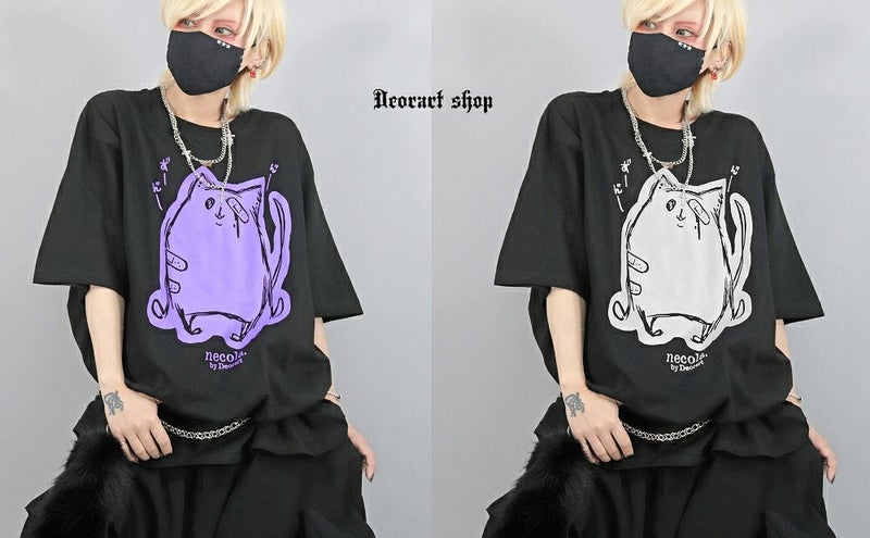 Deorart,ディオラート,ネコラ、NECOLA,通販,和,プリントT,ビッグT,大きいサイズ,V系,地雷系,病みかわいい,病みT,オカルト,ゴスパンクゴスパンク,バンギャ,メンズ,ユニセックス,レディス,ブランド,大人,emo,punk,rock,harajyuku,ファッション,服