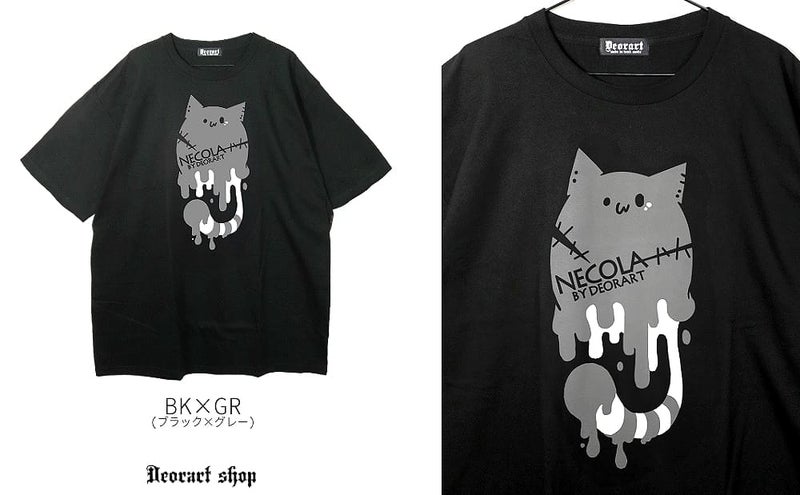 Deorart,ディオラート,ネコラ、NECOLA,通販,和,プリントT,ビッグT,大きいサイズ,V系,地雷系,病みかわいい,病みT,オカルト,ゴスパンクゴスパンク,バンギャ,メンズ,ユニセックス,レディス,ブランド,大人,emo,punk,rock,harajyuku,ファッション,服