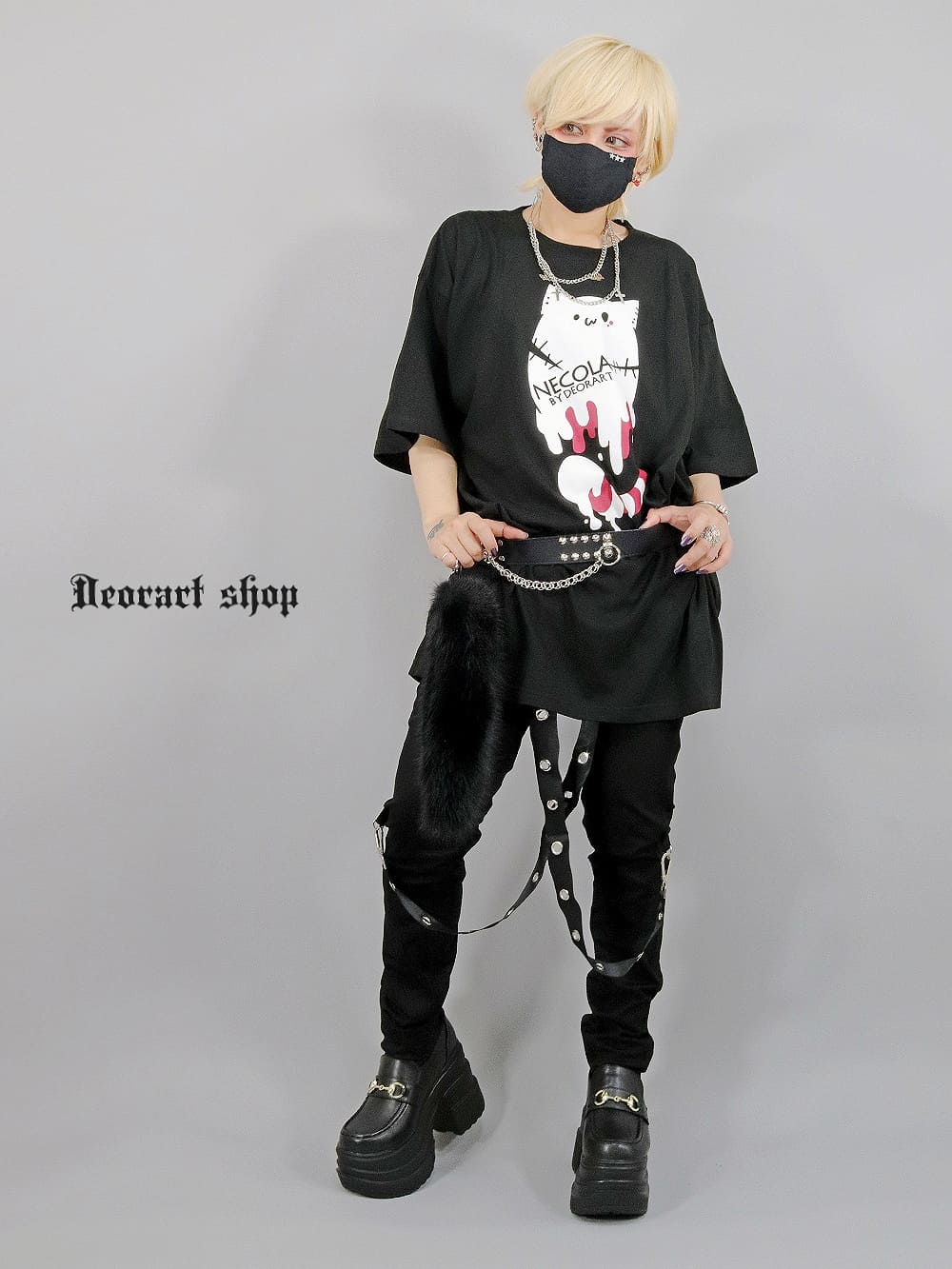 Deorart,ディオラート,ネコラ、NECOLA,通販,和,プリントT,ビッグT,大きいサイズ,V系,地雷系,病みかわいい,病みT,オカルト,ゴスパンクゴスパンク,バンギャ,メンズ,ユニセックス,レディス,ブランド,大人,emo,punk,rock,harajyuku,ファッション,服