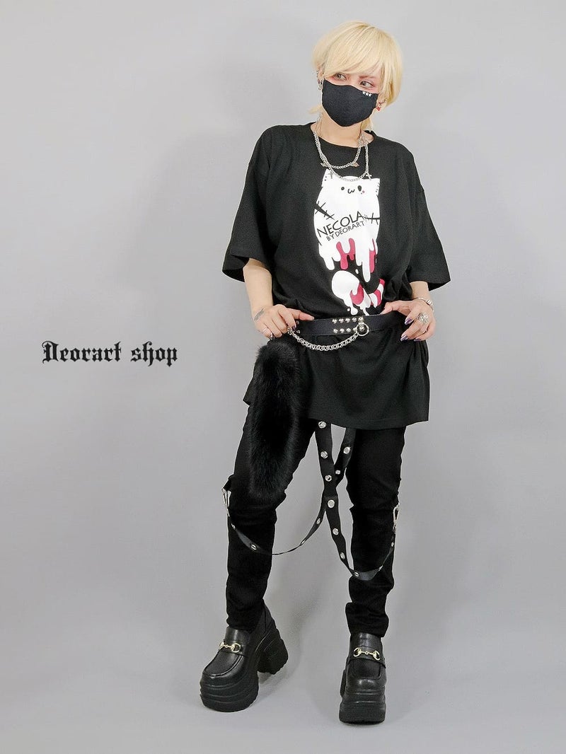 Deorart,ディオラート,ネコラ、NECOLA,通販,和,プリントT,ビッグT,大きいサイズ,V系,地雷系,病みかわいい,病みT,オカルト,ゴスパンクゴスパンク,バンギャ,メンズ,ユニセックス,レディス,ブランド,大人,emo,punk,rock,harajyuku,ファッション,服