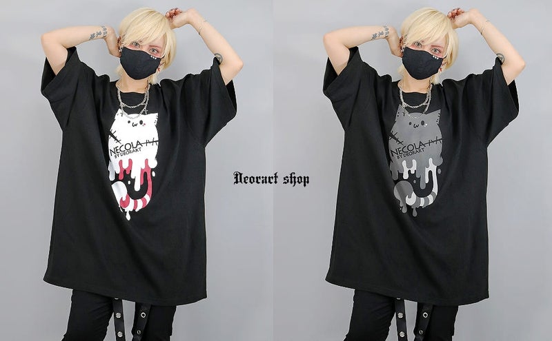 Deorart,ディオラート,ネコラ、NECOLA,通販,和,プリントT,ビッグT,大きいサイズ,V系,地雷系,病みかわいい,病みT,オカルト,ゴスパンクゴスパンク,バンギャ,メンズ,ユニセックス,レディス,ブランド,大人,emo,punk,rock,harajyuku,ファッション,服
