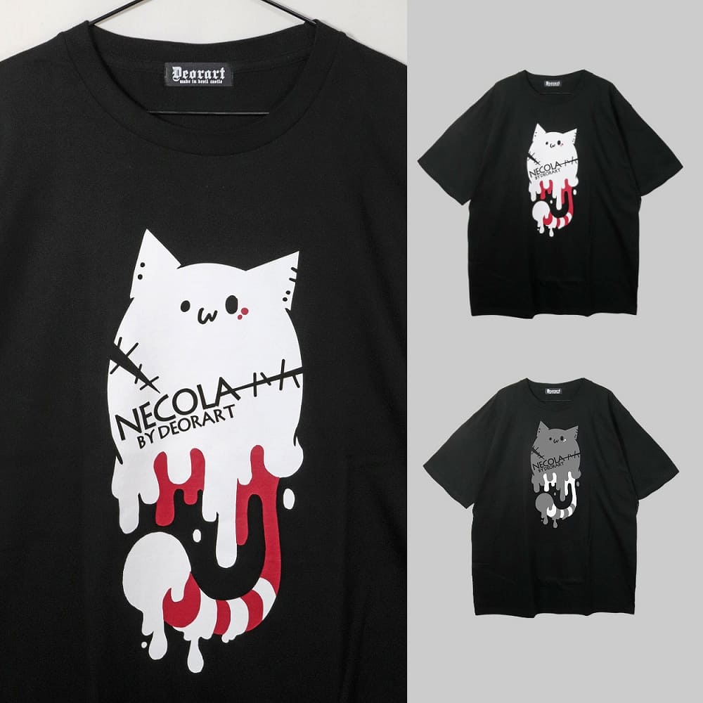 Deorart,ディオラート,ネコラ、NECOLA,通販,和,プリントT,ビッグT,大きいサイズ,V系,地雷系,病みかわいい,病みT,オカルト,ゴスパンクゴスパンク,バンギャ,メンズ,ユニセックス,レディス,ブランド,大人,emo,punk,rock,harajyuku,ファッション,服