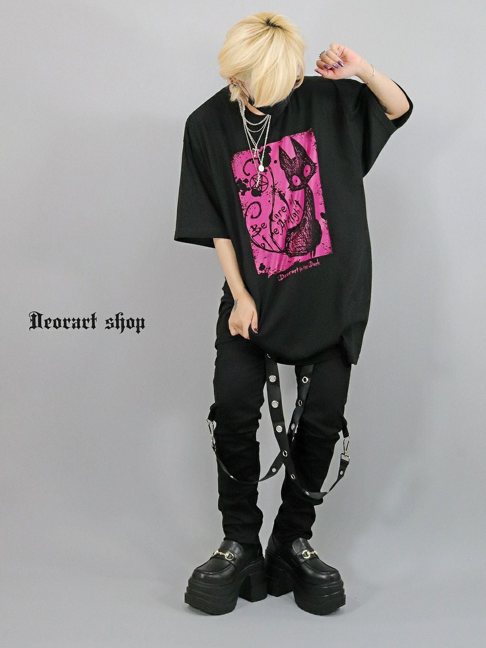 Deorart,ディオラート,ネコラ、NECOLA,通販,和,プリントT,ビッグT,大きいサイズ,V系,地雷系,病みかわいい,病みT,オカルト,ゴスパンクゴスパンク,バンギャ,メンズ,ユニセックス,レディス,ブランド,大人,emo,punk,rock,harajyuku,ファッション,服