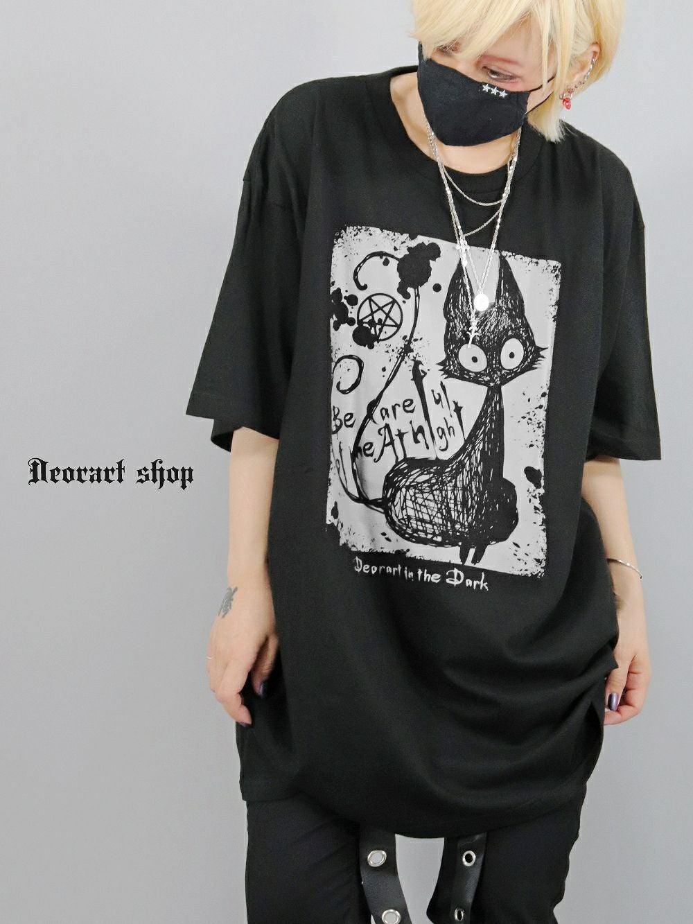 Deorart,ディオラート,ネコラ、NECOLA,通販,和,プリントT,ビッグT,大きいサイズ,V系,地雷系,病みかわいい,病みT,オカルト,ゴスパンクゴスパンク,バンギャ,メンズ,ユニセックス,レディス,ブランド,大人,emo,punk,rock,harajyuku,ファッション,服