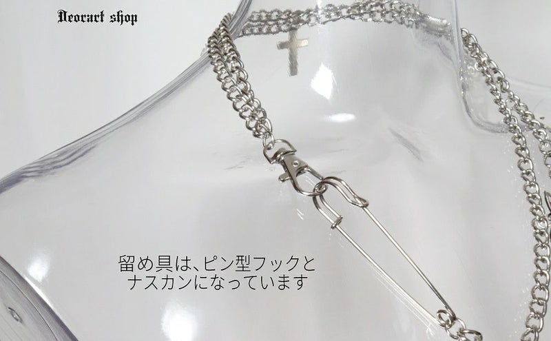 Deorart,ディオラート,V系,ヴィジュアル系,ネックレス,ペンダント,ジャラジャラ,重ね付け,3連,4連,三連,四連,薔薇,十字架,ネックレス,バンド,メンズ,レディス
