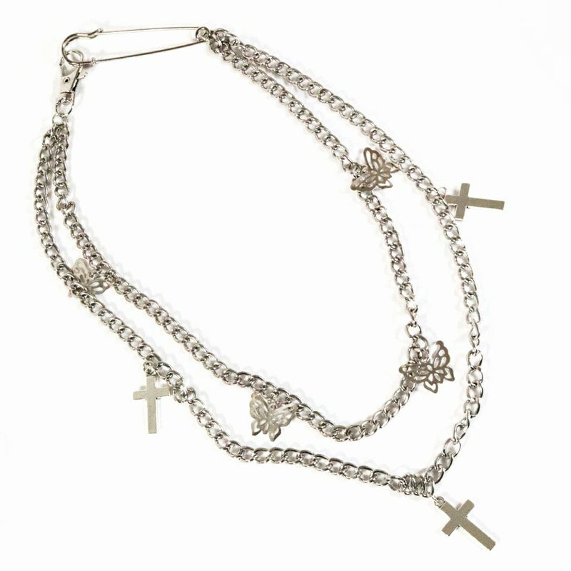 Deorart,ディオラート,V系,ヴィジュアル系,ネックレス,ペンダント,ジャラジャラ,重ね付け,3連,4連,三連,四連,薔薇,十字架,ネックレス,バンド,メンズ,レディス