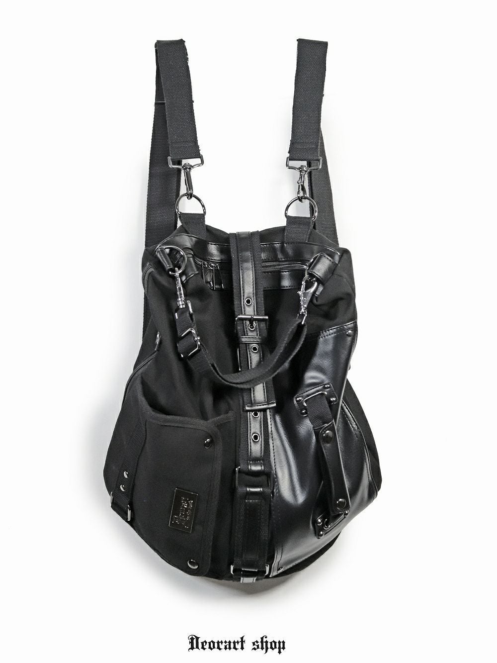 Deorart,ディオラート,バッグ,リュック,BY141,,多機能バッグ,リュック,ショルダーバッグ,V系,ヴィジュアル系,かっこいい,通勤バッグ,通学バッグ,地雷系,ゴスロリ,ゴシック,通販,emo,goth,bag,japan,anime,fashion,shopping