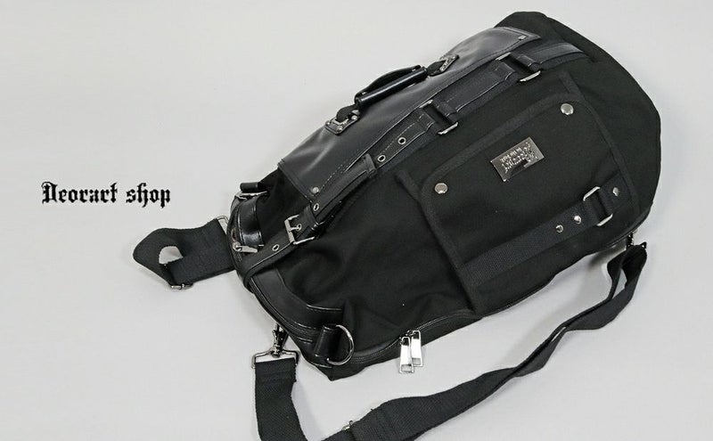 Deorart,ディオラート,バッグ,リュック,BY141,,多機能バッグ,リュック,ショルダーバッグ,V系,ヴィジュアル系,かっこいい,通勤バッグ,通学バッグ,地雷系,ゴスロリ,ゴシック,通販,emo,goth,bag,japan,anime,fashion,shopping