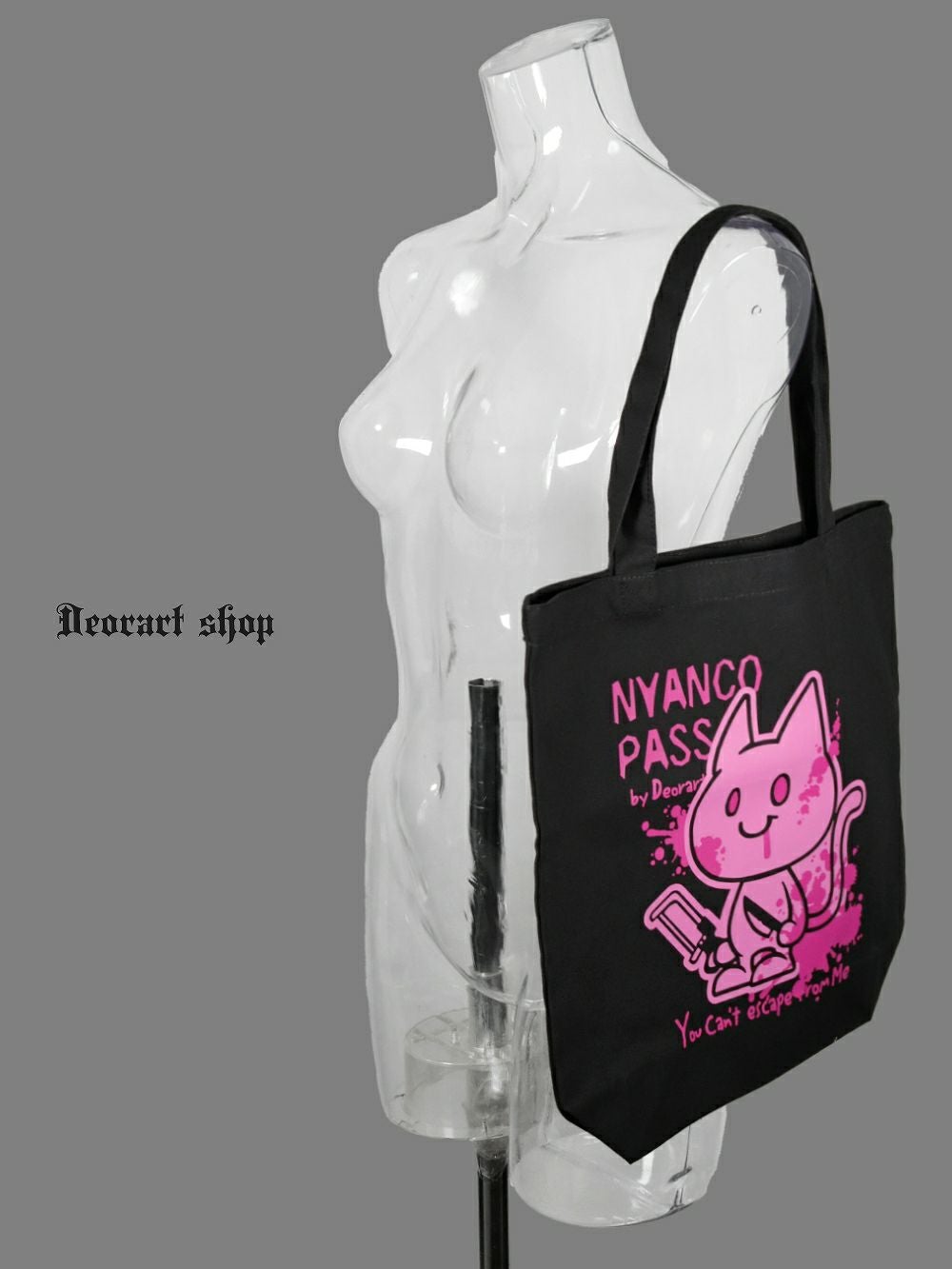 BG013 キャンバス トートバッグ [ nyancopass ] | Deorart shop