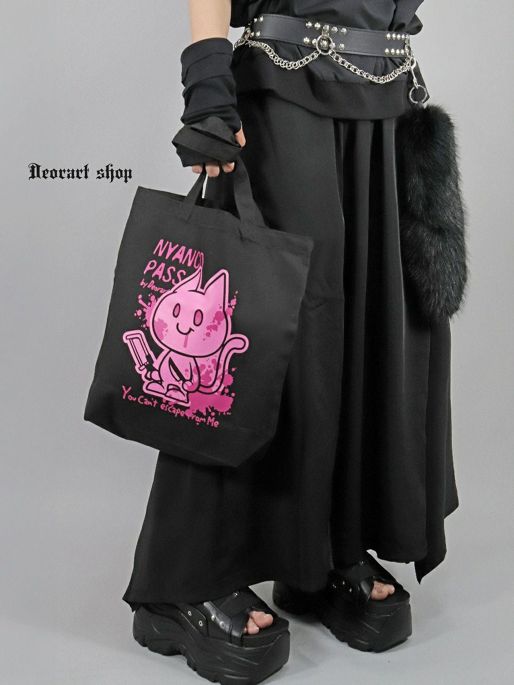 BG013 キャンバス トートバッグ [ nyancopass ] | Deorart shop