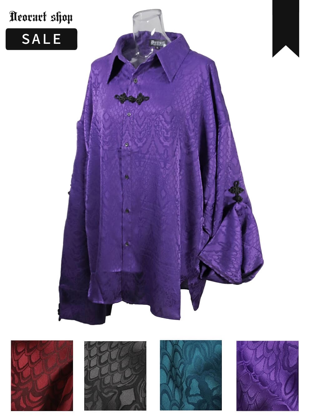 Deorart,ディオラート,V系,地雷系,中華柄,チャイニーズマフィア,中華マフィア,シャツ,コーデ,ホスト,コンカフェ,シャツ,ライブ,ファッション,ダンス衣装,メンズ,レディス,男装