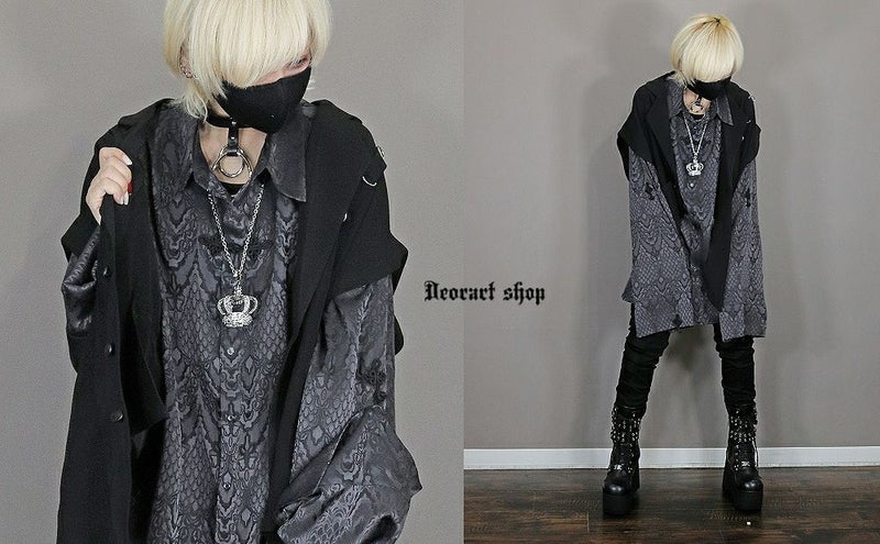 Deorart,ディオラート,V系,地雷系,中華柄,チャイニーズマフィア,中華マフィア,シャツ,コーデ,ホスト,コンカフェ,シャツ,ライブ,ファッション,ダンス衣装,メンズ,レディス,男装